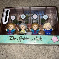 Fisher Price Little People ERROR The Golden Girls Set Collection Toy RARE LOOK
