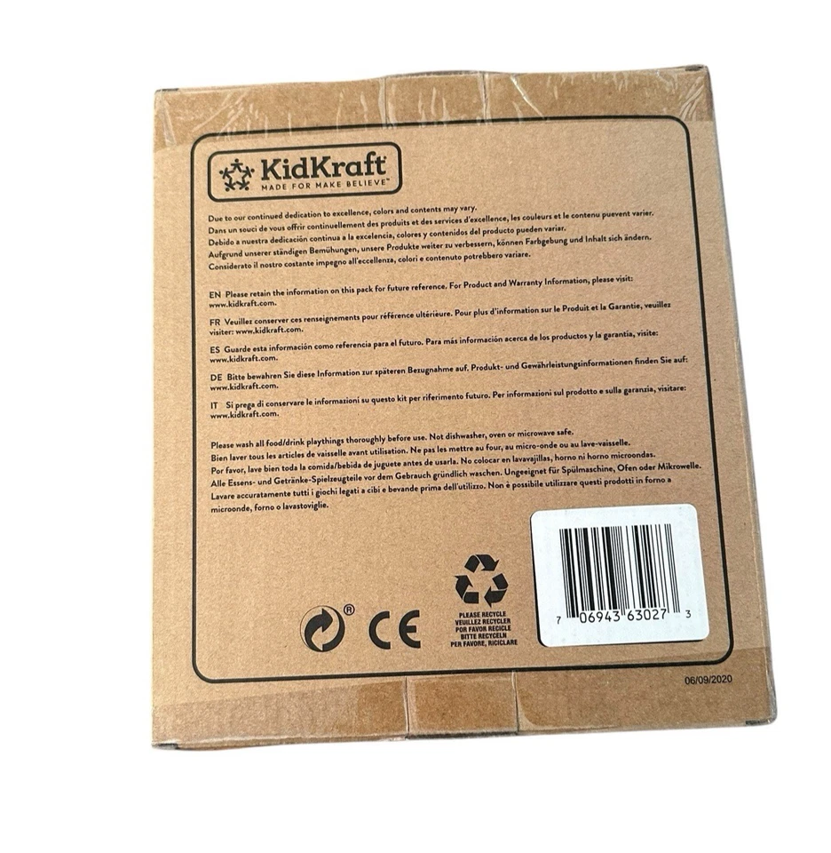 KidKraft 27-Piece Bright Pastel Cookware Set Plastic Dishes and Utensils NIB - Image 4 of 4