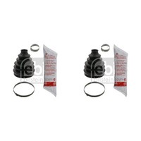2X Febi Achsmanschetten Satz Radseitig Passend FüR Audi A1 A3 A4 A5 A6 A8 Q2 Q3