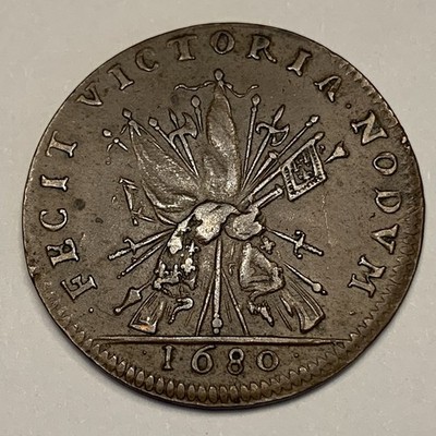 1680 Coin – Lorraine Bar City Chamber Jeton – 1600s French Token