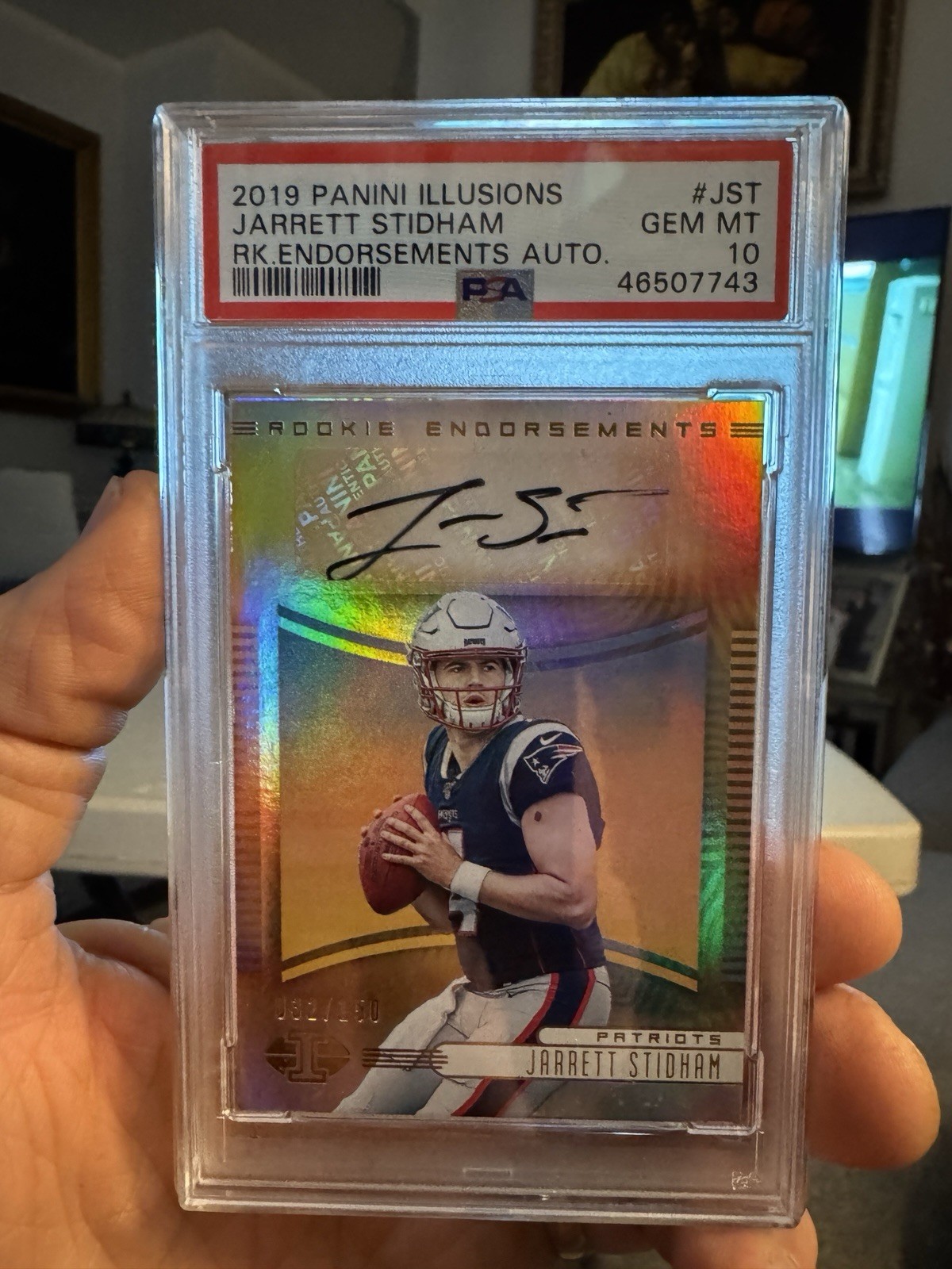 Jarrett Stidham Panini Illusions Rookie Endorsements Autographs #JST Base
