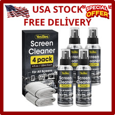 Screen Cleaner Spray 16Oz 4Oz X 4 Pack - TV Computer Screen Cleaner with