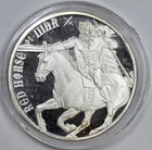New Listing2024 1oz .999 Silver Proof Four Horsemen of the Apocalypse Red Horse of War