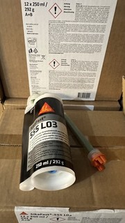 SikaFast 555 L03 (AB) | Strukturklebstoff | weiß grau 250 ml Kartusche 01/25MHD