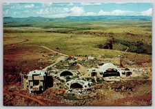 Arcosanti Cordes Junction Arizona Photochrome Postcard by Paolo Soleri