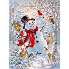 Diamond Art Club Frosty Forest Friend Diamond Painting