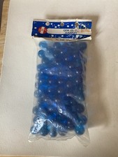 85 Vintage GEM Blue Glass Marbles Brand New in Bag