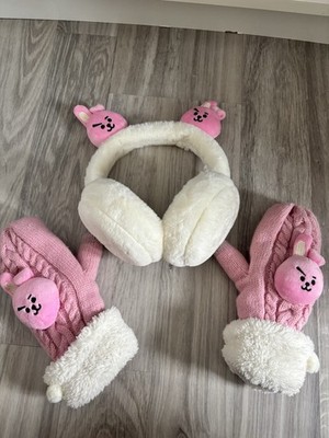 BT21 Cooky Earmuffs & Gloves Set Original Merchandise