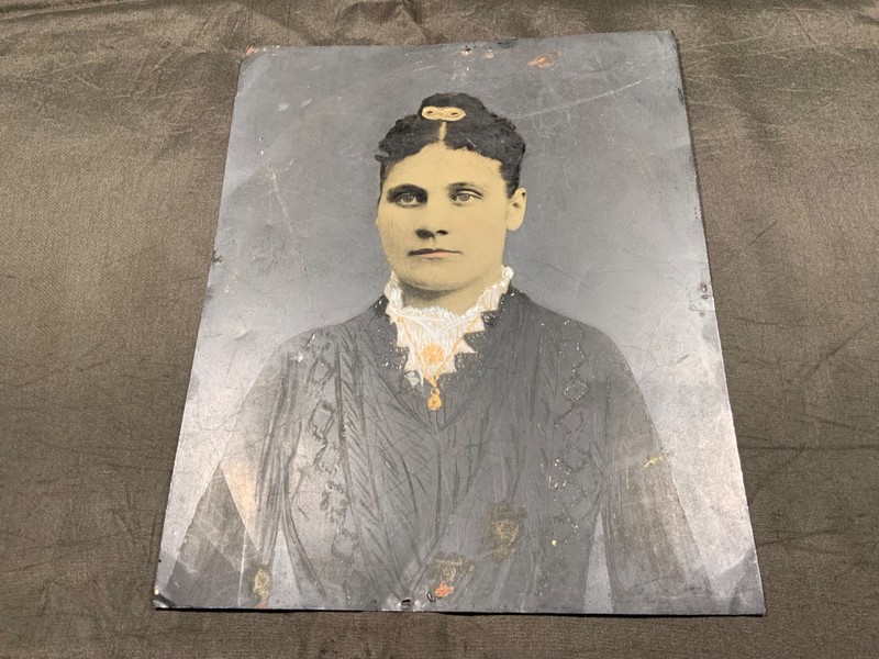 Antique Tin Type Portrait