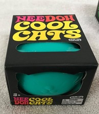 COOL CATS Nee Doh TEAL Stress Squish NEEDOH