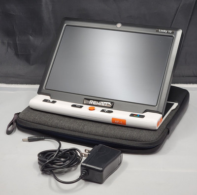 Rehan Looky 10 Low Vision Color Video Magnifier With Case - Tested Working