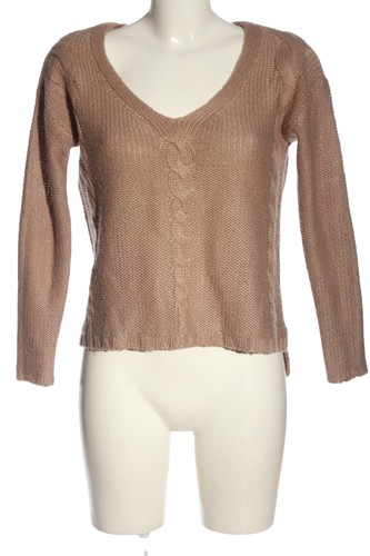 H&M Jersey con cuello de pico Mujeres Jersey Talla EU 34 marrón look casual - Imagen 5 de 5