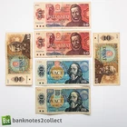 CZECHOSLOVAKIA: Set of 6 Czech Koruna Banknotes.
