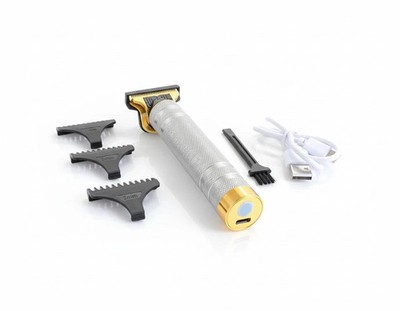 Vintage T9 Barbeador Gold Silver Beard Hair Trimmer Cutter Machine for Men