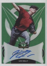 2019 Leaf Valiant Green Prismatic 12/99 Levi Kelly #BA-LK1 Auto uk2