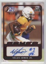 2021 Leaf Pro Set Power Base Red Spectrum Foil 4/10 Velus Jones Jr Auto e5r