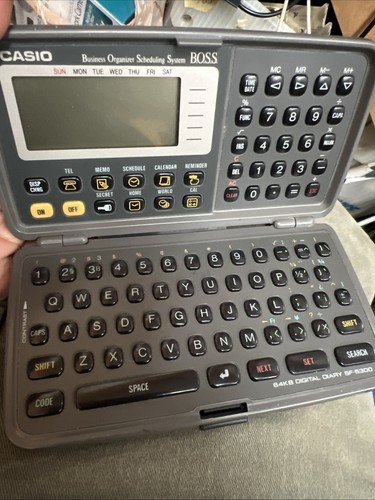 Casio B.O.S.S. Organizer SF-5300B Tested Works Need Batteries