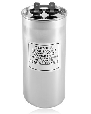 CBB65A Run Capacitor 120uF 120MFD 250VAC 40/85/21 SH C P1 50/60Hz PB1300
