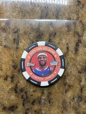 LEBRON JAMES 2005-06 Topps Poker Chip non auto Black And White #/599 Cavaliers