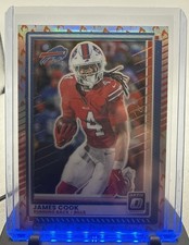 2025 Donruss Optic James Cook Fire Emoji SP 🔥🔥 - Buffalo Bills