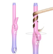 ANGILALA Rotating Curling Iron, Beachwaver Hair Curler Automatic Rotating,