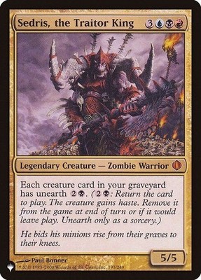 MTG Sedris, the Traitor King English [ The List ]