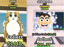 OG MEOWL 600M/S + SKIBIDI TOILET 450M/S - 🧠Steal A Brainrot ⭐CHEAPEST/FASTEST!⭐