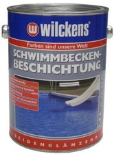 Schwimmbecken Beschichtung 2,5 L Poolfarbe Swimmingpool Poolblau Sgl Wilckens