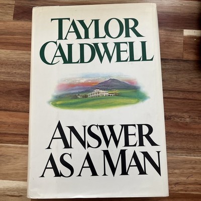 Answer As A Man Taylor Caldwell Hard Cover with DJ