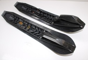 2013 Ski-doo Freeride 800 Etec 146" Xp DS Plastic Ski Skis Pair Set Black