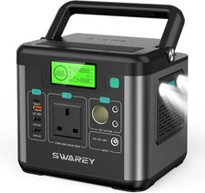 Swarey S160 - Portable Power Station 300W 222Wh, PD 65W USB-C Port Generator