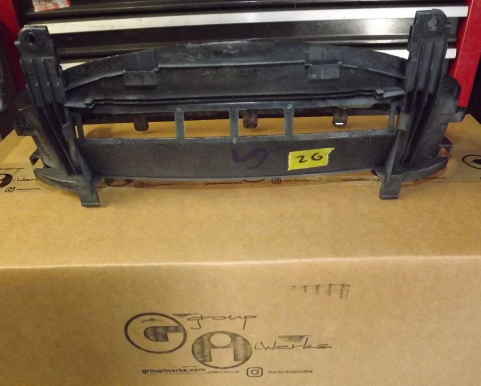 96-00 OEM Honda Civic EK faux carbon fiber gauge cluster meter visor assembly GV - Image 3 of 4