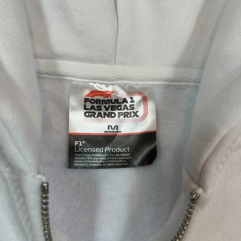 Formula 1 Las Vegas Grand Prix 2023 Graphic Full Zip Hoodie Men’s Size M Rare - Image 3 of 4