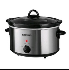 Daewoo 3.5L Stainless Steel Slow Cooker Silver