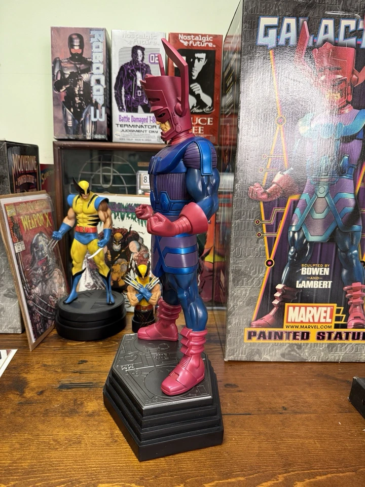 GALACTUS 19” Estatua 1082/2500 TAMAÑO COMPLETO SILVER SURFFER Fantástico 4 Foto 4 de 4