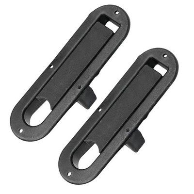 2 pcs Pool Table Rotating Snap 6.97 x 2.05 inch Black Tabletop Fixing Part