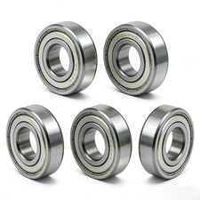 5 Pack 6202ZZ Deep Groove Ball Bearings, 6202Z Bearing 15Mm X 35Mm X 11Mm High S