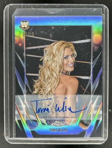2026 Topps Chrome WWE Torrie Wilson Iconic Imprint Auto Black Refractor #/10