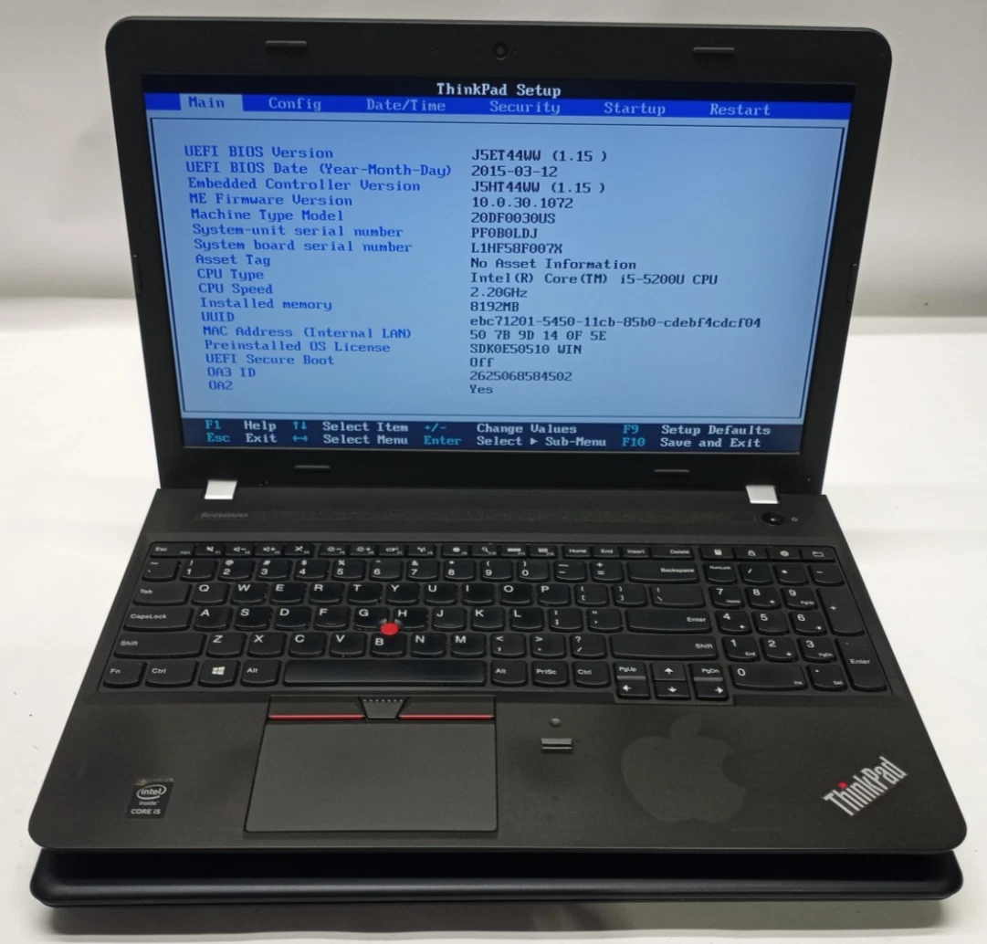 Lenovo Thinkpad E550 PC Laptops & Netbooks for Sale - Shop New