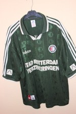 Official Feyenoord Rotterdam Jersey (F) 1997/1998 (Green) ADIDAS Size L
