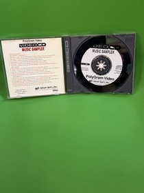 SEGA SATURN VIDEO CD MUSIC SAMPLER - TESTED + WARRANTY - RARE
