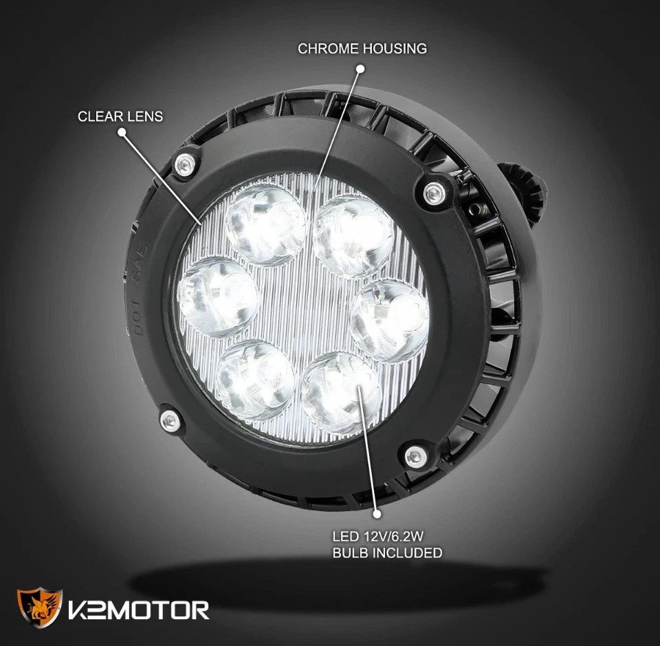 Se adapta a Chevy Tahoe Suburban GMC Yukon XL 1500 2007-2014 luces antiniebla LED lámpara de parachoques Foto 3 de 4