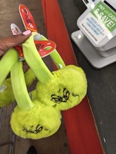 Dr. Seuss The Grinch Christmas Winter Earmuffs Character Gear NEW G2B