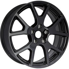 New 19 X 7 5x127 Black Alloy Replacement Wheel Rim 2011-2019 For Dodge Journey