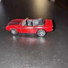 2007 HOT WHEELS '69 CHEVY CAMARO CONVERTIBLE RED 1:64 DIECAST 2 3/4" CAR W BLACK — photo 3