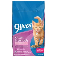9Lives Kitten Essentials Chicken Ocean Fish Dry Cat Food, 2.5lb Bag, Pack of 4 3.20 per pound