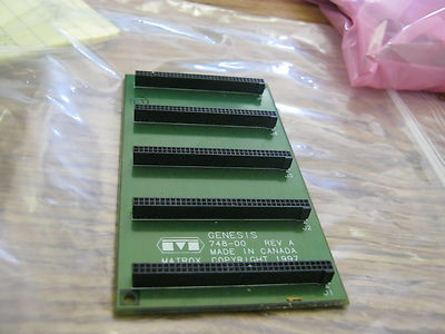 Matrox Genisis: 748-00 Interconnect Board. Gen-Bus / 5. Pn : Gem-Bus ...