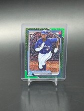 2024 Bowman Chrome #BCP-236 Andres Arias Green Shimmer Refractor /99 Toronto