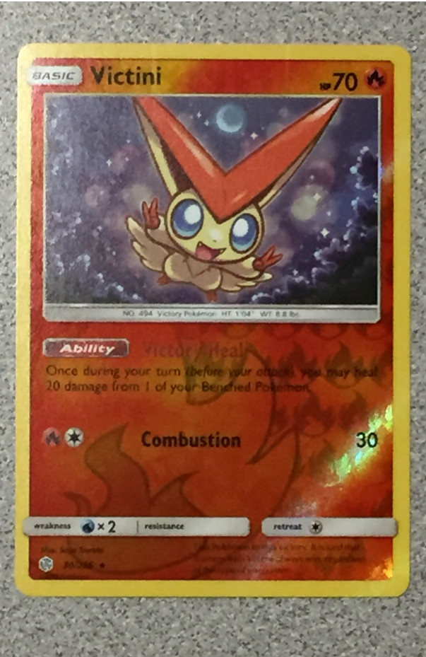 POKEMON - VICTINI 23/113 - LEGENDARY TREASURES - RARE - REVERSE HOLO FOIL - LP
