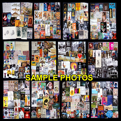 CLIP ART BULK LOT (500+ Clips, 5+ LB) Odd Unique Collage Scrapbook Journal Craft